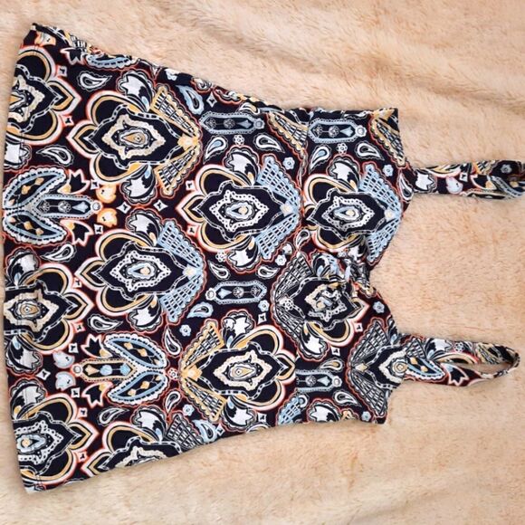 LOFT Paisley Tank Top   - Picture 2 of 12